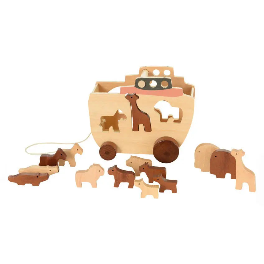 Luxury Wooden Pull-Along Ark