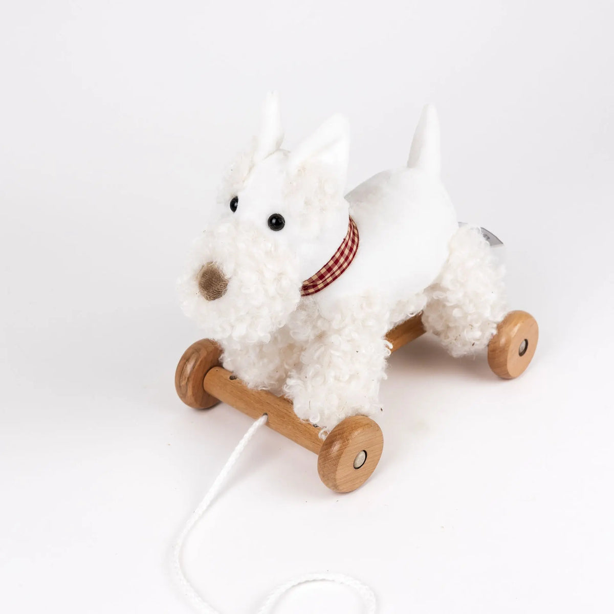 Luxury Sherpa Pull-Along Dog