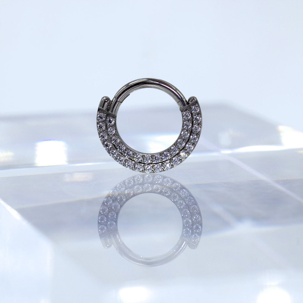 Luxury Pavé Septum Hoop