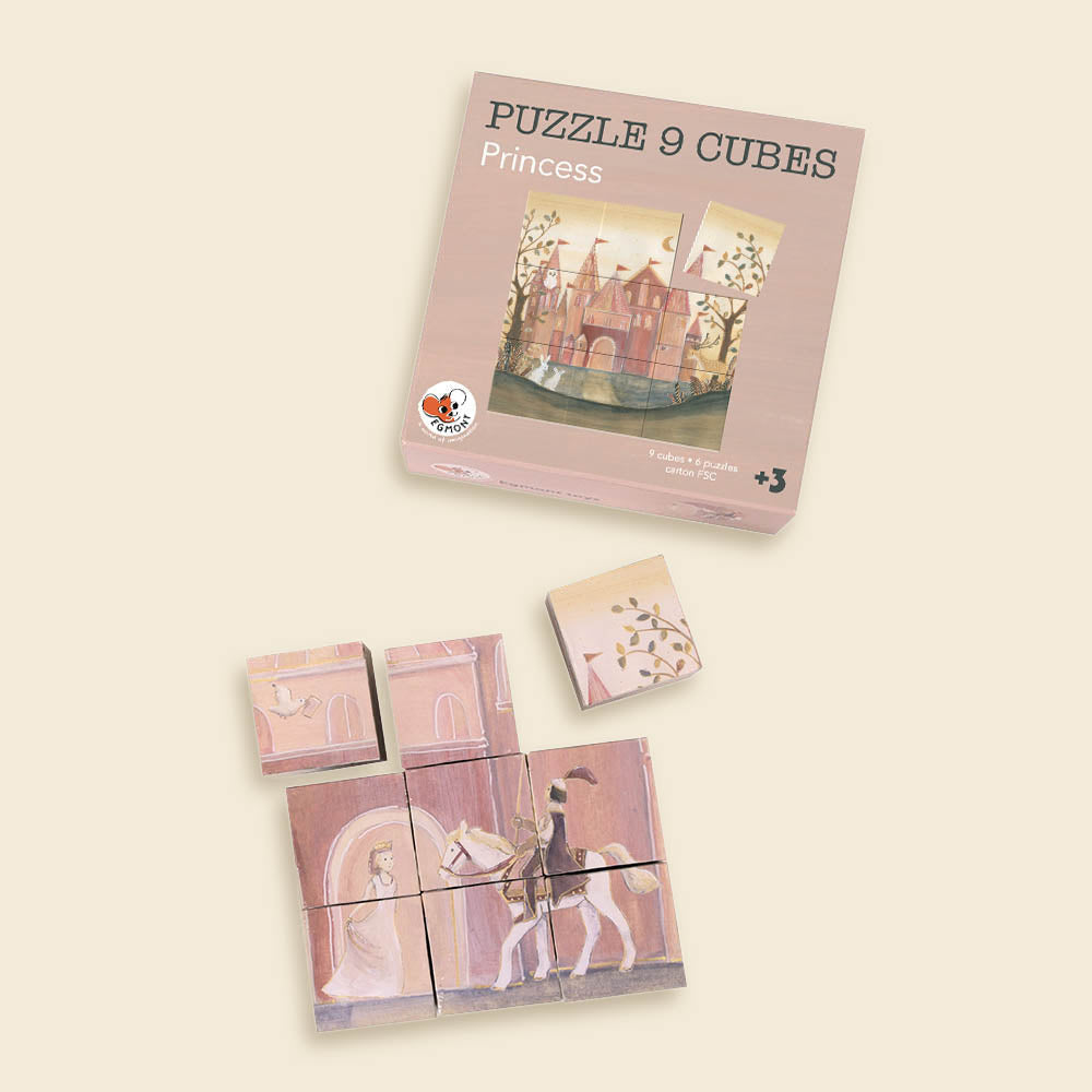 Luxury Wooden Fairytale Cube Puzzle