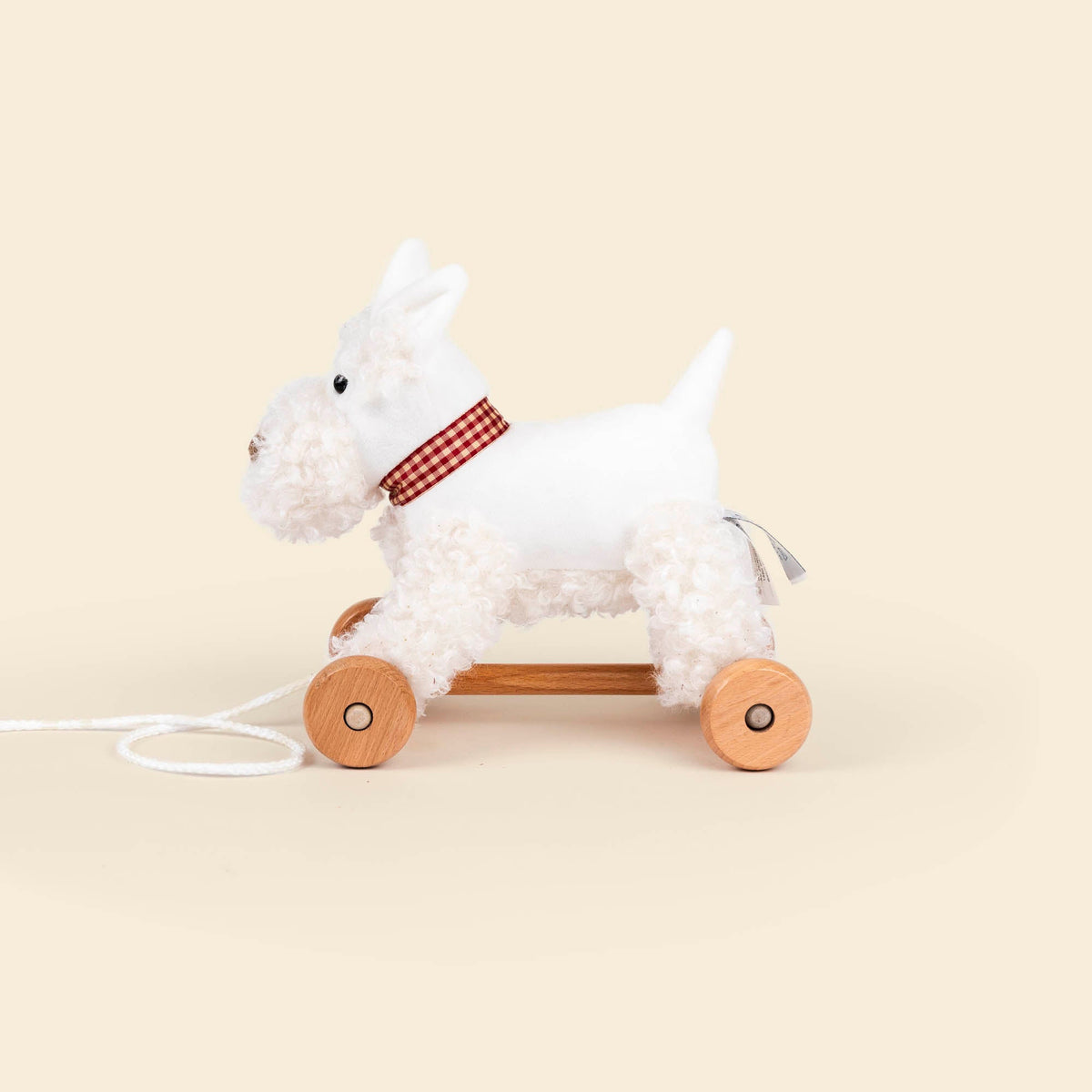 Luxury Sherpa Pull-Along Dog