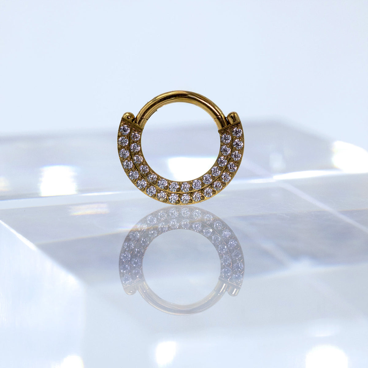 Luxury Pavé Septum Hoop
