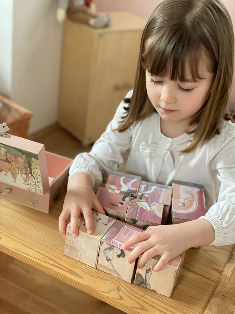Luxury Wooden Fairytale Cube Puzzle
