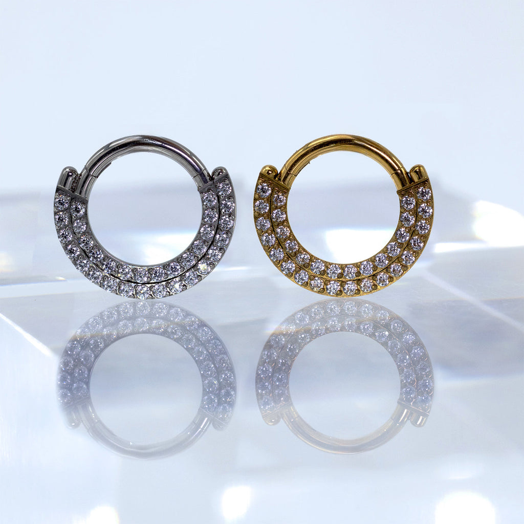 Luxury Pavé Septum Hoop