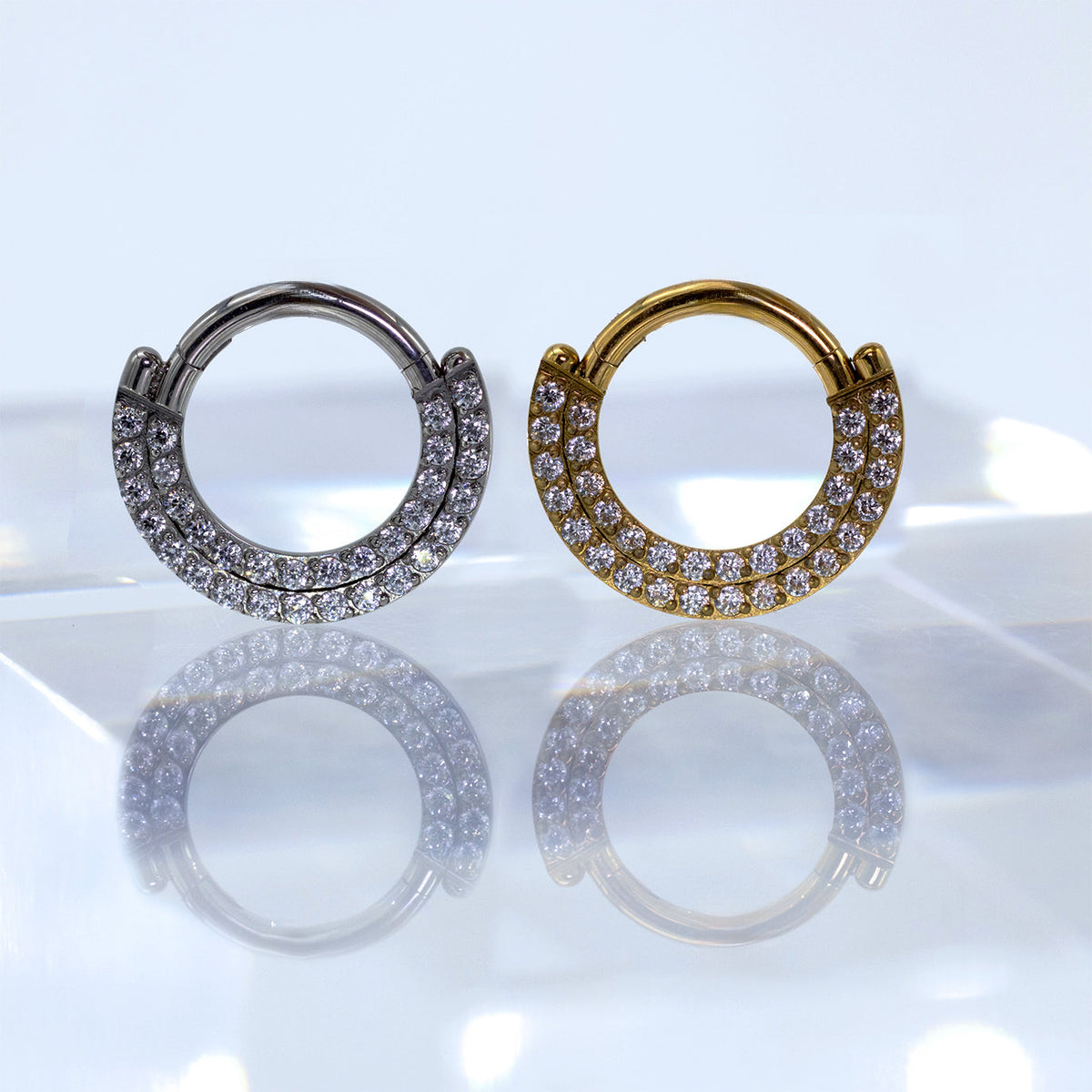 Luxury Pavé Septum Hoop