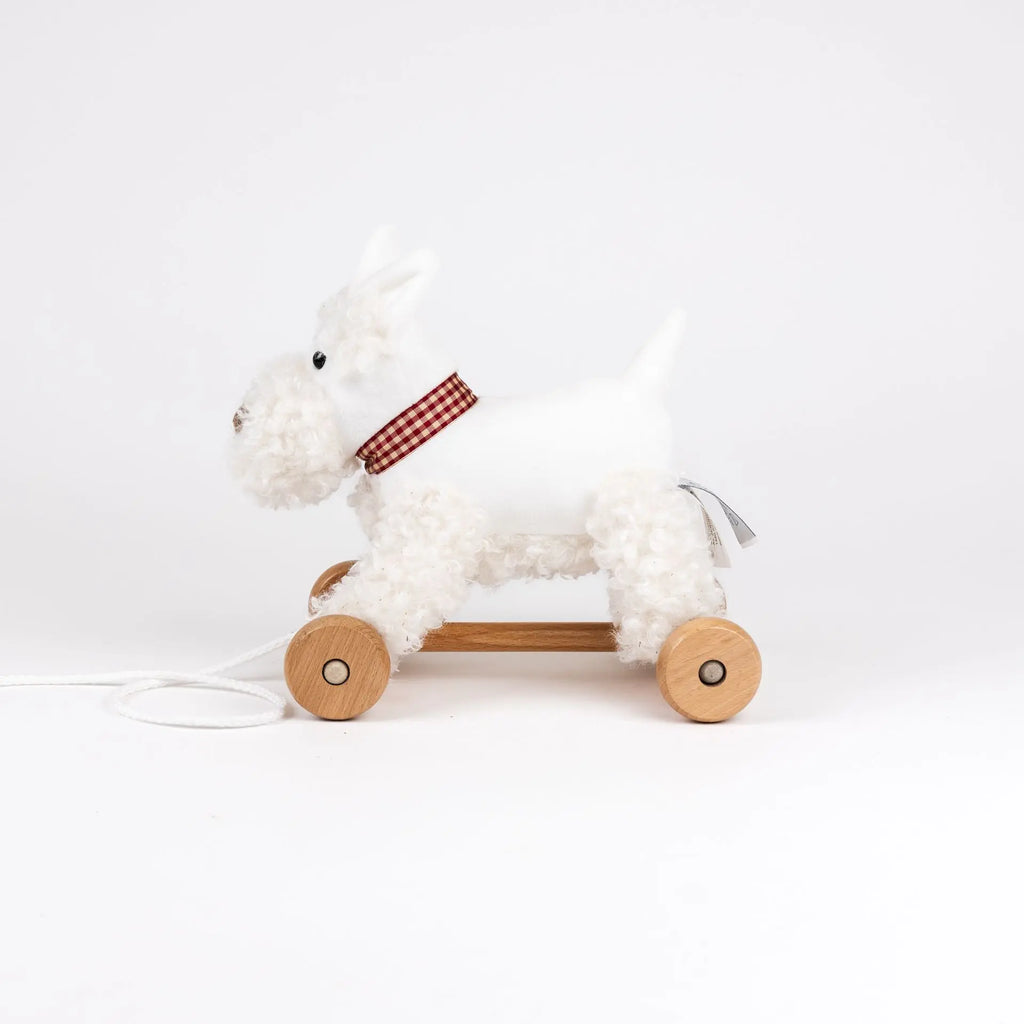 Luxury Sherpa Pull-Along Dog