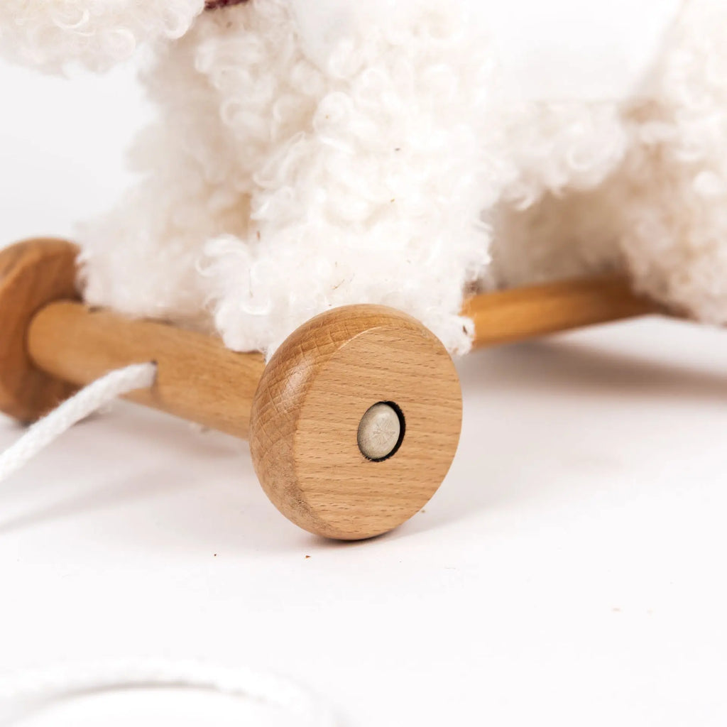 Luxury Sherpa Pull-Along Dog