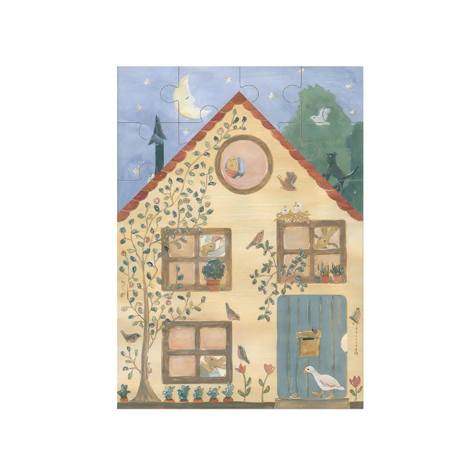 Luxury Wooden Rabbit Cottage Puzzle
