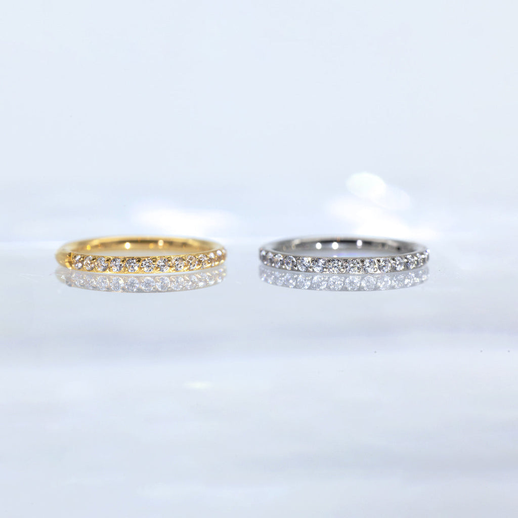 Luxury Pavé Hoop Piercing