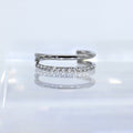 Luxury Triple Ring Hoop Piercing