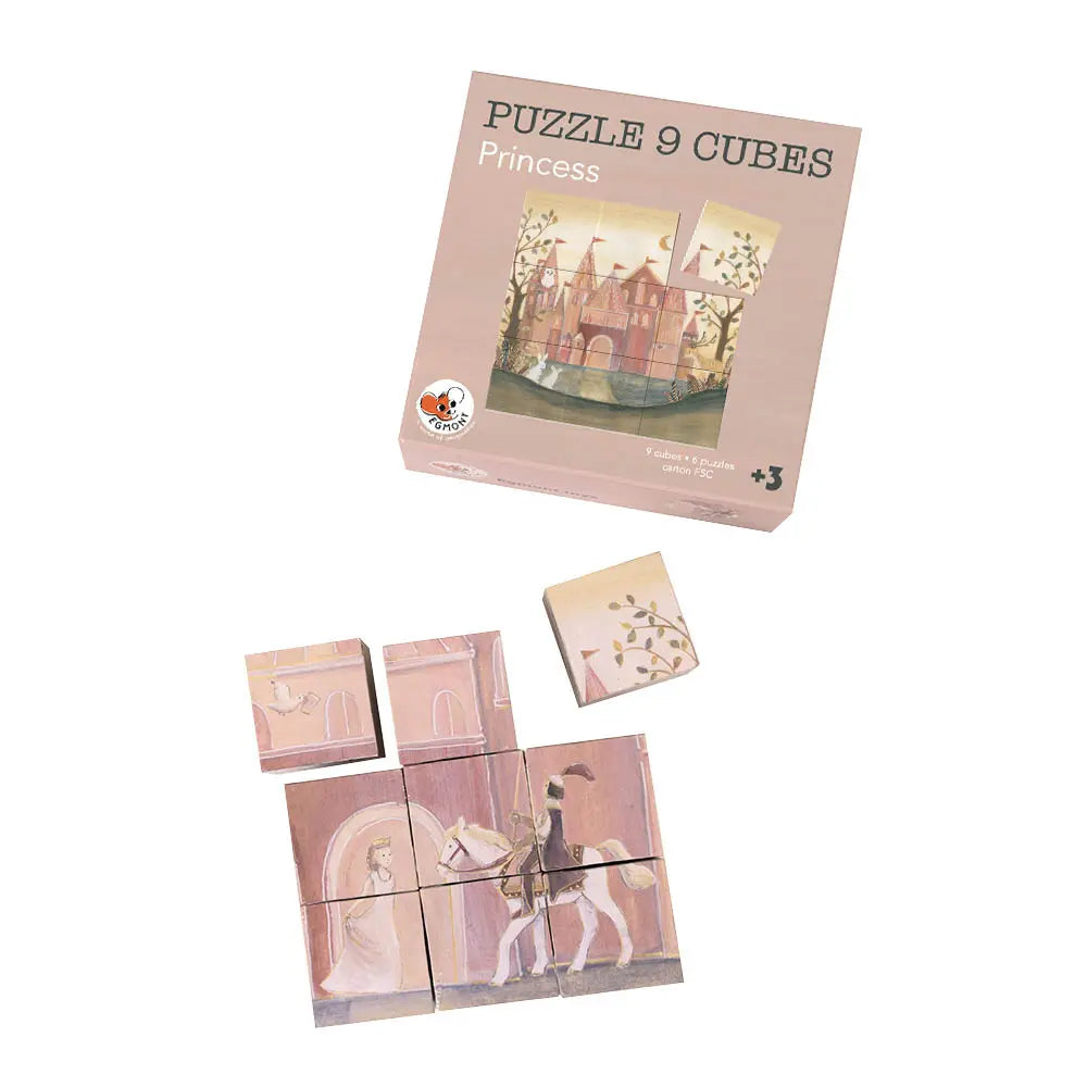 Luxury Wooden Fairytale Cube Puzzle
