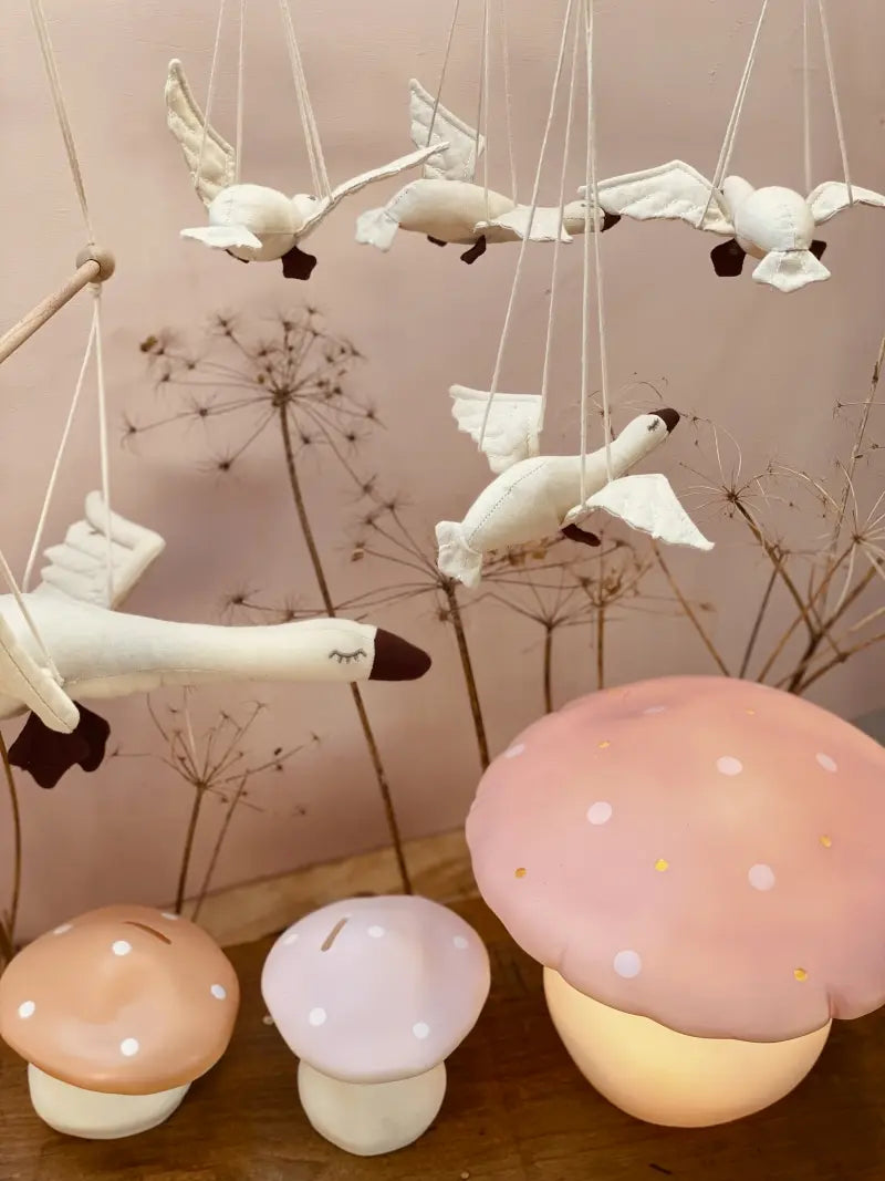Luxury Geese Cot Mobile