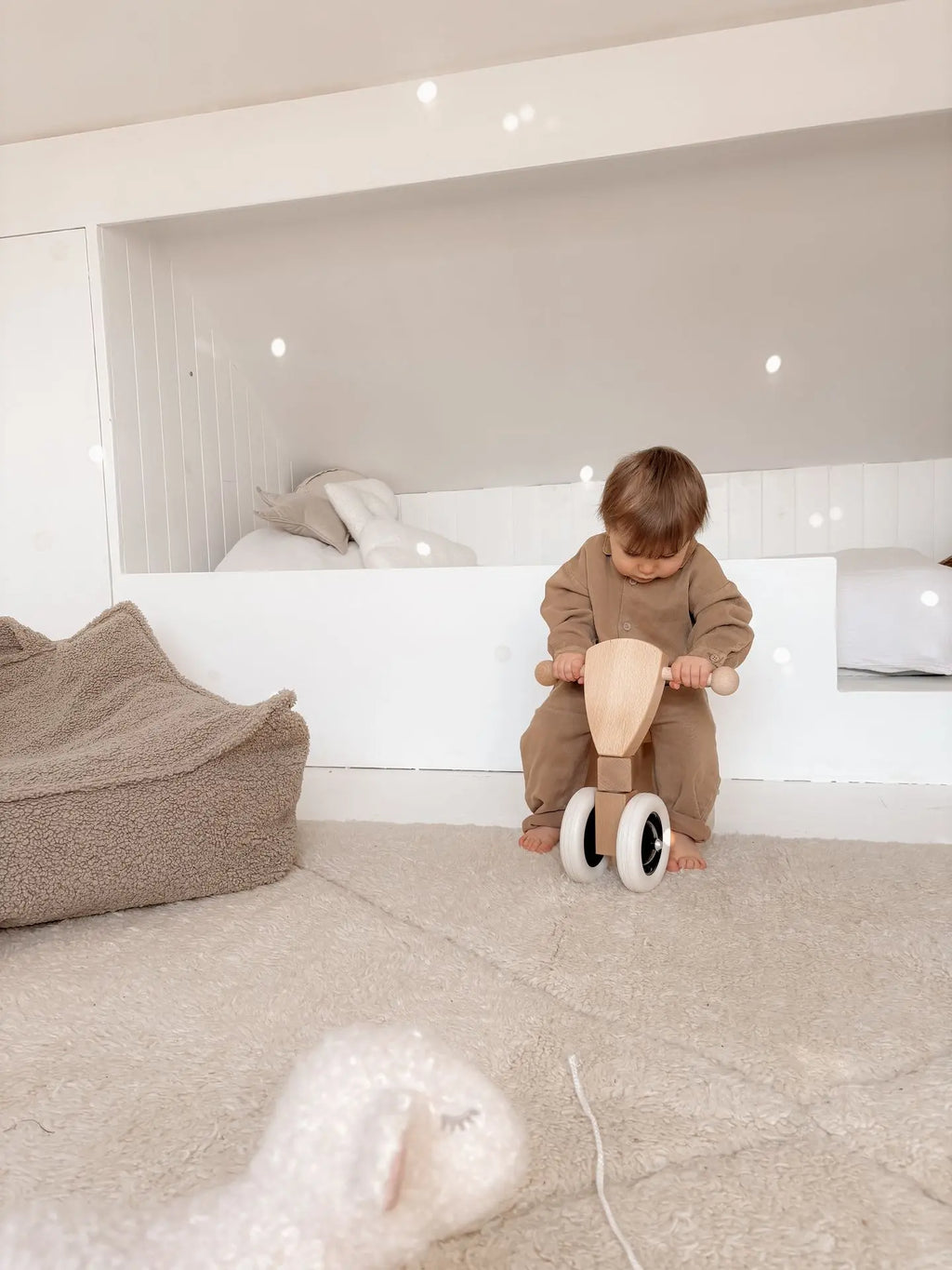 Luxury Wooden Ride-On Toy