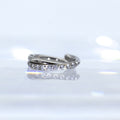 Luxury Twisted Pavé Hoop Piercing